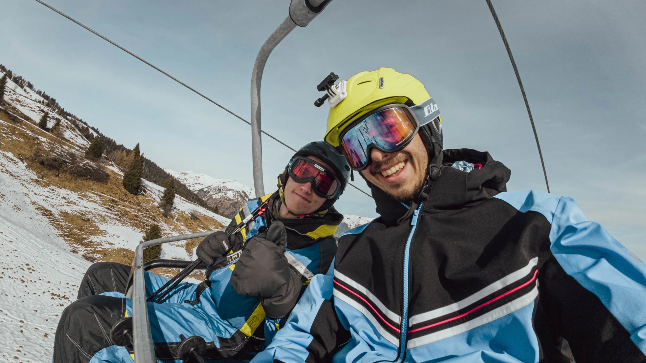 Sulla seggiovia al Monte Maniva