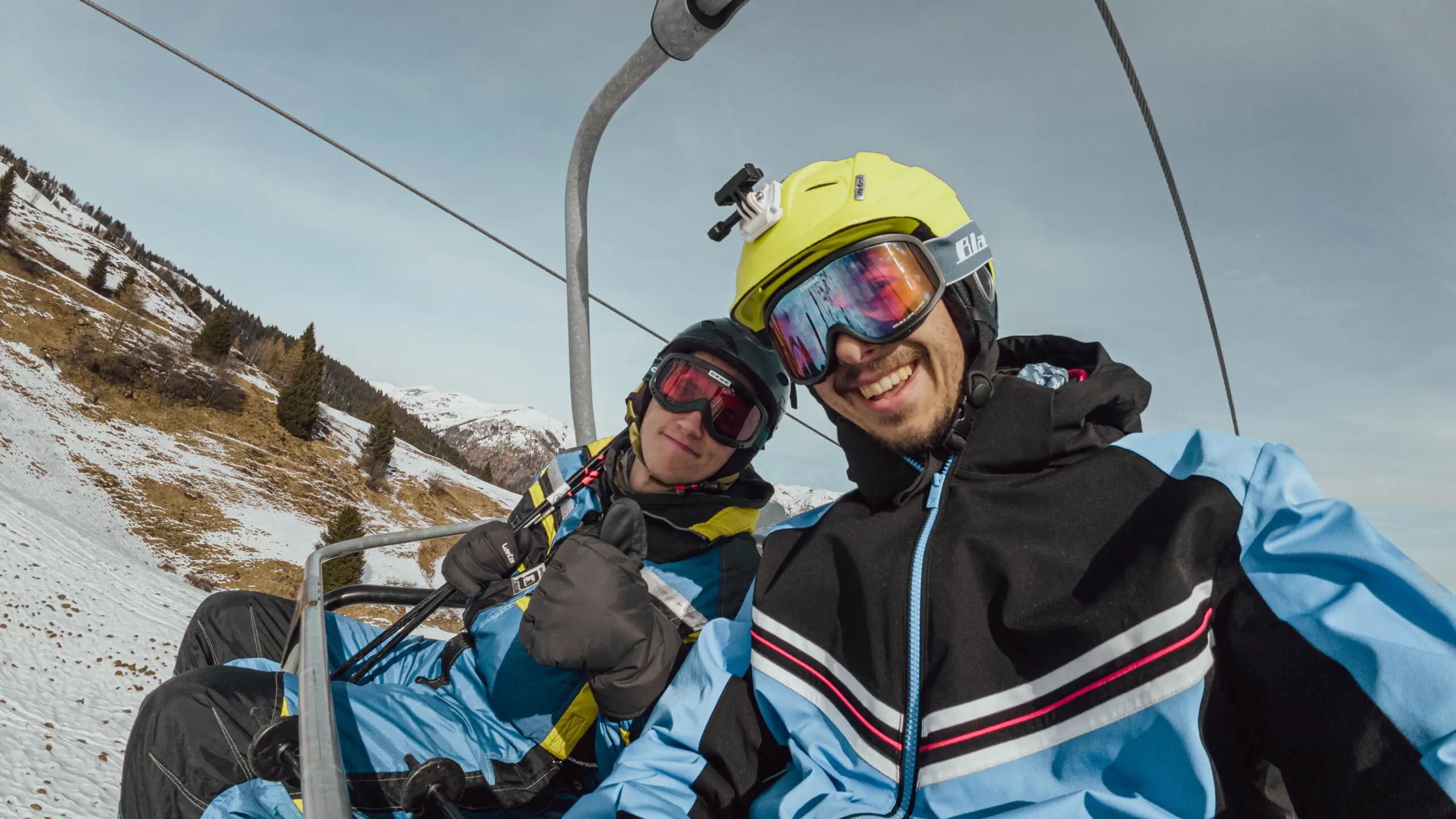 Sulla seggiovia al Monte Maniva